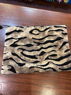 Anna Clutch - Black Zebra by Colors of Praise Art Studio (thumbnail)