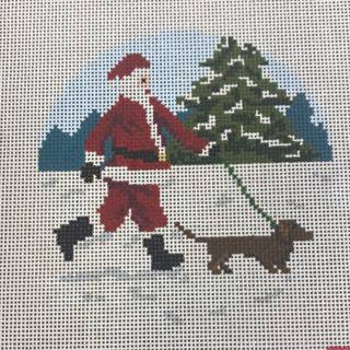 Dachshund Santa by Ann Kaye Studio (thumbnail)