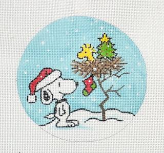 Woodstock in nest for Christmas 434 by Heidi Stanley Designs (thumbnail)