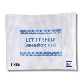 Let it Snow Needlepoint Canvas by KCN Designers (thumbnail)