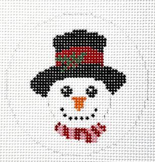 Snowman - North Pole Friends by melissa loves needlepoint (thumbnail)