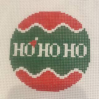 HO HO HO ornament GP49 by Goodpoint Needlepoint (thumbnail)