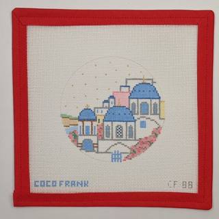 Santorini Round by Coco Frank Studio (thumbnail)