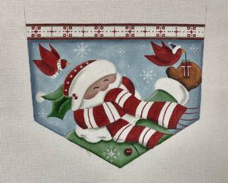 cardinal santa cuff by Rebecca Wood Designs (thumbnail)