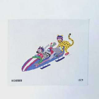 Vita Olympic Bobsled Team Printed Canvas by KCN Designers (thumbnail)