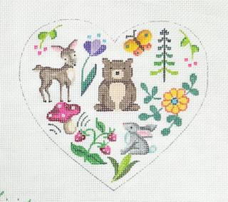 Sweet Woodland Heart by Heidi Stanley Designs (thumbnail)