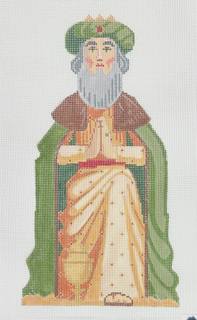 wiseman green, holy family nativity set by Labors of Love (thumbnail)
