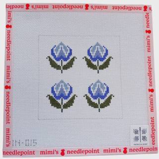 Four Roses: Blue Insert by Patricia Sone (thumbnail)