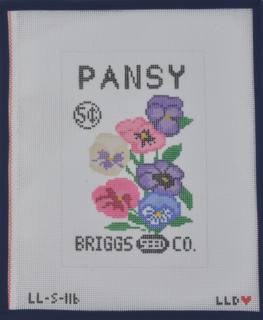 Pansy Seed Packet by Laura Love Designs (thumbnail)
