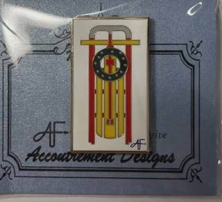 Exclusive Sled Magnet by Anne Fisher Needlepoint (thumbnail)
