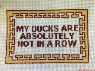 My Ducks not In a Row by Threaded and Tipsy Designs (thumbnail)
