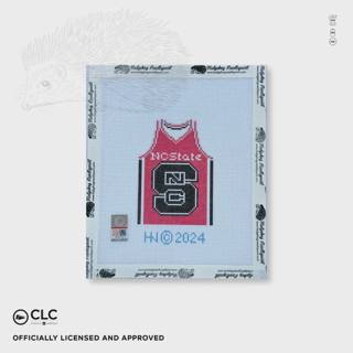 North Carolina State University Basketball Jersey by Hedgehog Needlepoint (thumbnail)