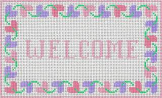 Welcome - Hearts Border by Winnetka Stitchery (thumbnail)