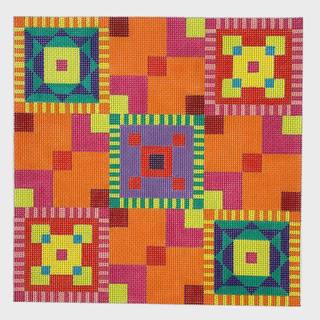 Tropic Colors Maze on 13 mesh by Eye Candy Needleart (thumbnail)