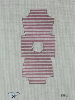 Onesie: Pink Stripe by Blue Ridge Stitchery (thumbnail)