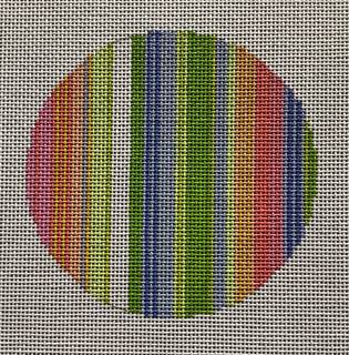 WS Stripes 4” round by Elizabeth Crane Swartz (thumbnail)