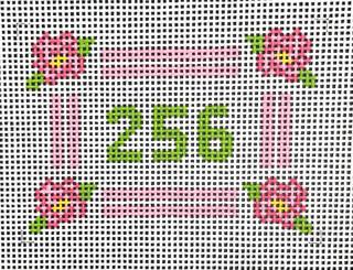 256 Camelia Area Code Goodpoint by Goodpoint Needlepoint (thumbnail)