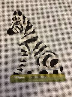 Zebra Figurine by The Gingham Stitchery (thumbnail)