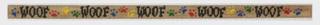 Woof With Dog Paws Dog Collar by Meredith Collection (thumbnail)