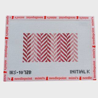 Mini Herringbone Coral by Initial K Studio (thumbnail)