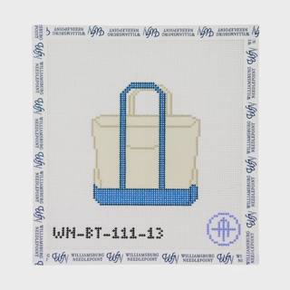 Boat Tote - Navy by Wheelhaus Needlepoint (thumbnail)