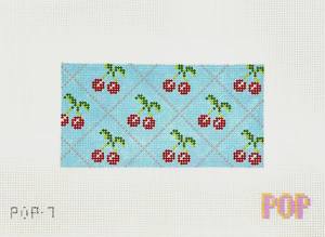 Blue Cherry Canvas by POP! Needle Arts (thumbnail)