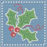 Holly Coaster - Periwinkle Canvas by NDLPT Designs (thumbnail)