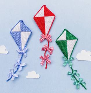 Stitch Style Kite Ornament by Stitch Style Needlepoint (thumbnail)