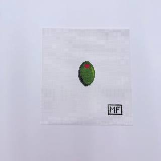 Olive Mini Canvas by M F Needlepoint (thumbnail)