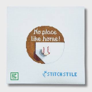 No Place Like Home Canvas by Stitch Style Needlepoint (thumbnail)