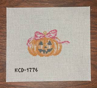 Pumpkin with Pink Bow by KCN Designers (thumbnail)
