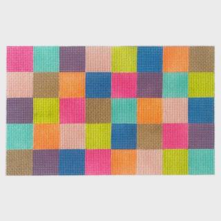 Seeing Squares Single Eyeglass Case by Stitch Rock Designs (thumbnail)