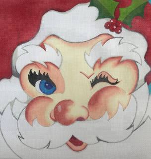 Winking Santa Face Large by Raymond Crawford (thumbnail)