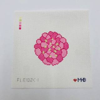 Pink Hydrangea Canvas by Love MHB Studio (thumbnail)