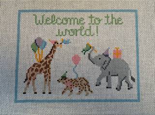 Baby Animal Parade by Stitch Style Needlepoint (thumbnail)