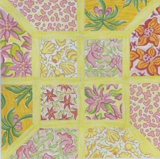 Lilly-inspired Lattice Patchwork by Kate Dickerson Needlepoint Collections (thumbnail)