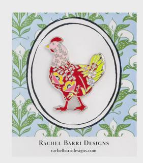 Coco The Chicken Needle Minder by Rachel Barri Designs (thumbnail)