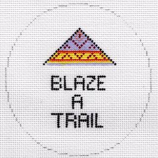 Blaze a Trail Round - Trunk Show by Doolittle Stitchery (thumbnail)