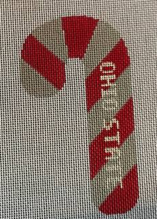 Candy Cane Ohio State by Lauren Bloch Designs (thumbnail)