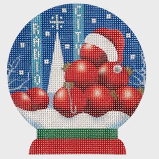 Radio City Christmas Balls Snowglobe by Pepperberry Designs (thumbnail)