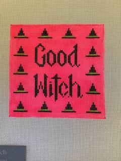Neon Good Witch by Silver Stitch Needlepoint (thumbnail)
