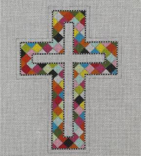 IF255 Floral Love Geometric Cross by Colors of Praise Art Studio (thumbnail)