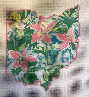 State Palm Ohio by Blue Waters Needlepoint (thumbnail)