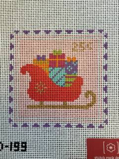 Sleigh Stamp by Stitch Rock Designs (thumbnail)
