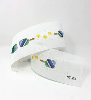 Pickleball Belt - Blue/Green Paddles by Lauren Bloch Designs (thumbnail)