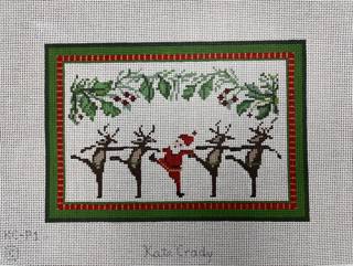 Chris Lewis KCP1 Dancing Santa and Reindeer by Chris Lewis Distributing (thumbnail)
