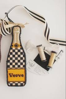 CLV004-M Champagne Bottle - Mackenzie Check by C'ate La Vie (thumbnail)