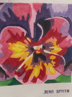 Small Purple Pink Pansy 55C by Jean Smith Designs (thumbnail)