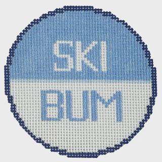 Ski Bum Badge by Doolittle Stitchery (thumbnail)