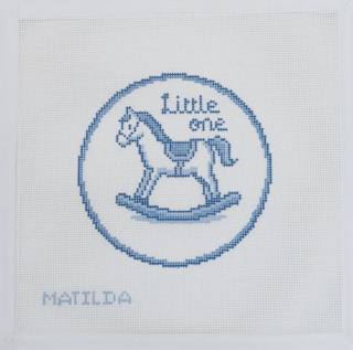 Delft Little One Baby Ornament by Oz Needle and Thread (thumbnail)